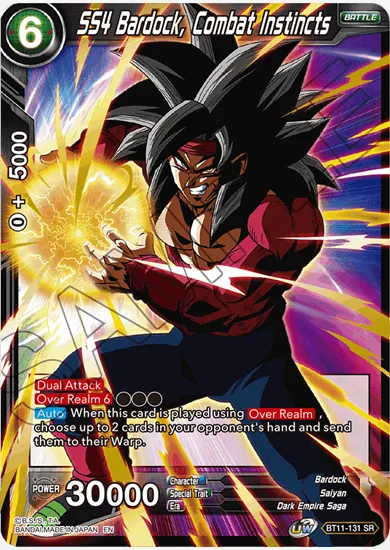 SS4 BARDOCK, COMBAT INSTINCTS