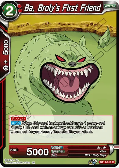 BA, BROLY'S FIRST FRIEND