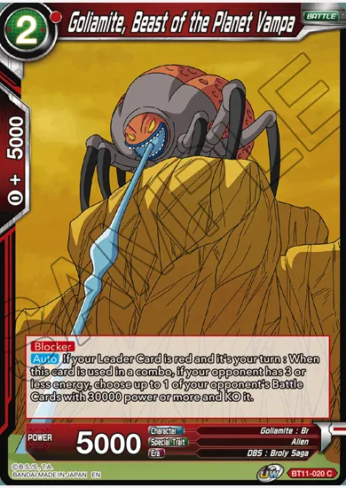 GOLIAMITE, BEAST OF THE PLANET VAMPA