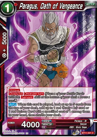 PARAGUS, OATH OF VENGEANCE