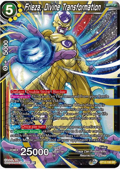 FRIEZA, DIVINE TRANSFORMATION