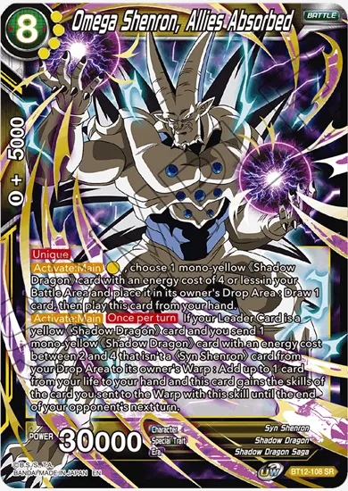 OMEGA SHENRON, ALLIES ABSORBED