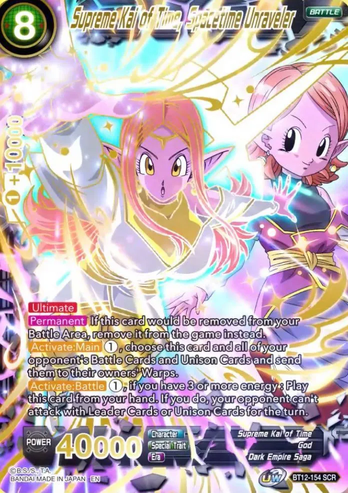 SUPREME KAI OF TIME, SPACETIME UNRAVELER