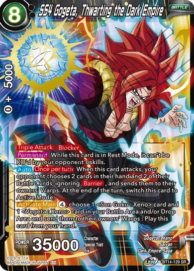 SS4 GOGETA, THWARTING THE DARK EMPIRE