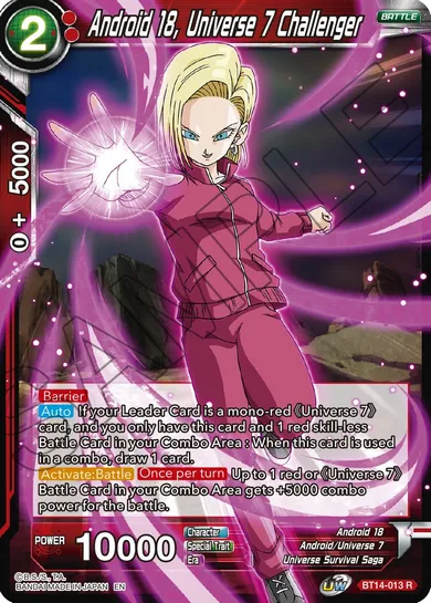 ANDROID 18, UNIVERSE 7 CHALLENGER