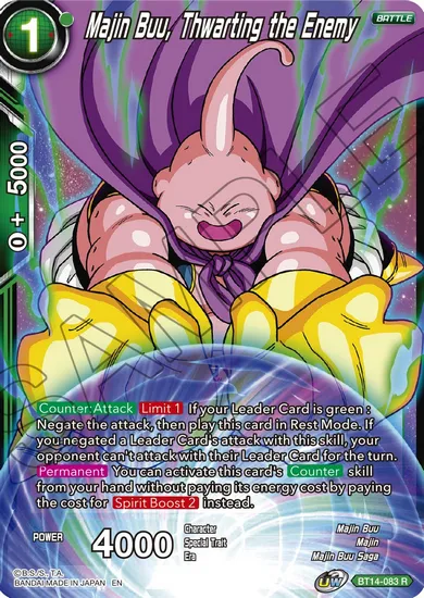 MAJIN BUU, THWARTING THE ENEMY