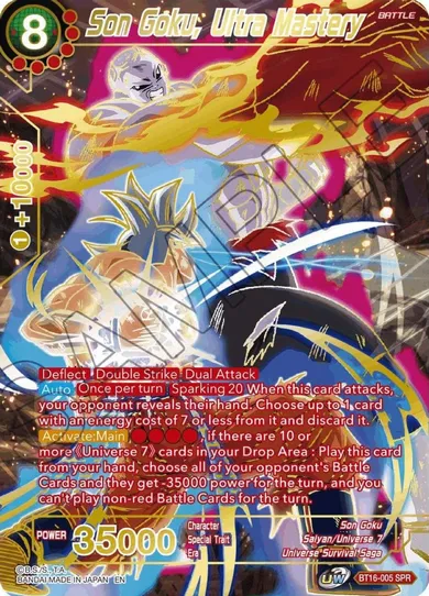 SON GOKU, ULTRA MASTERY