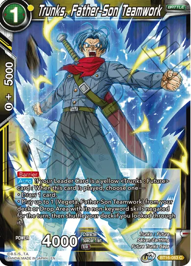 TRUNKS, FATHER-SON TEAMWORK