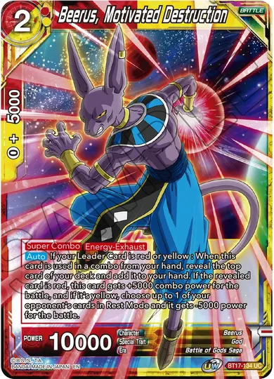 BEERUS, MOTIVATED DESTRUCTION