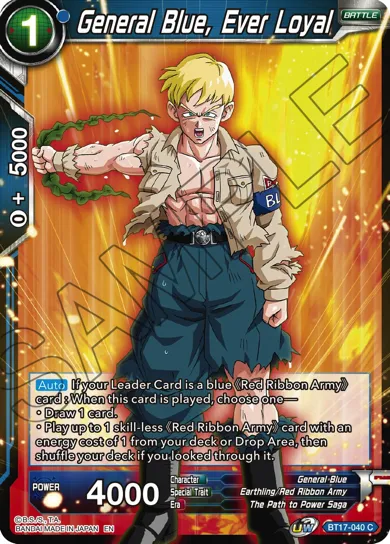 GENERAL BLUE, EVER LOYAL