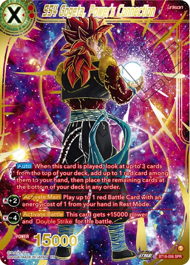 SS4 GOGETA, POWER'S CONNECTION