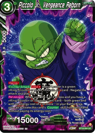 PICCOLO JR., VENGEANCE REBORN