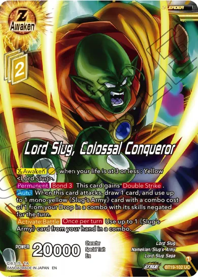 LORD SLUG, COLOSSAL CONQUEROR