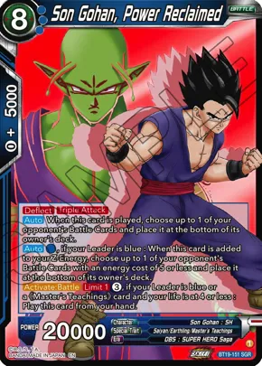 SON GOHAN, POWER RECLAIMED