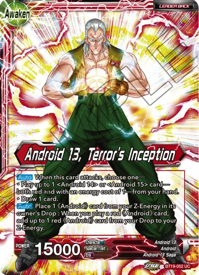 ANDROID 13, TERROR'S INCEPTION