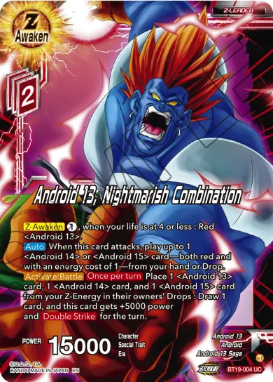 ANDROID 13, NIGHTMARISH COMBINATION