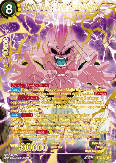MAJIN BUU, VILE ONSLAUGHT