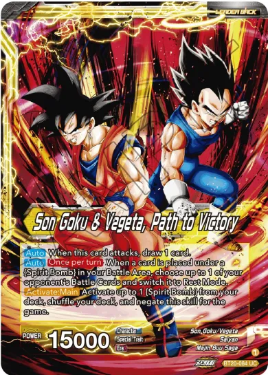 SON GOKU & VEGETA, PATH TO VICTORY