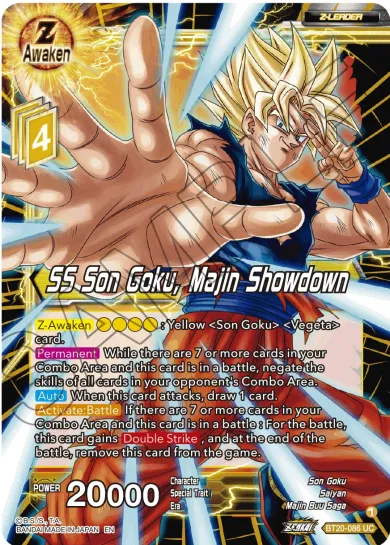 SS SON GOKU, MAJIN SHOWDOWN
