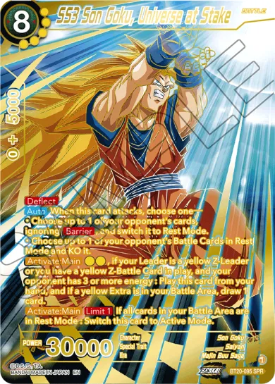 SS3 SON GOKU, UNIVERSE AT STAKE