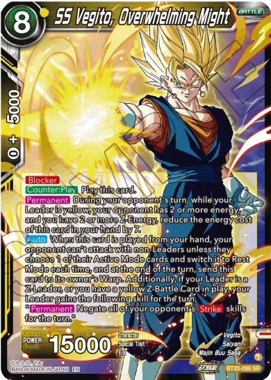 SS VEGITO, OVERWHELMING MIGHT