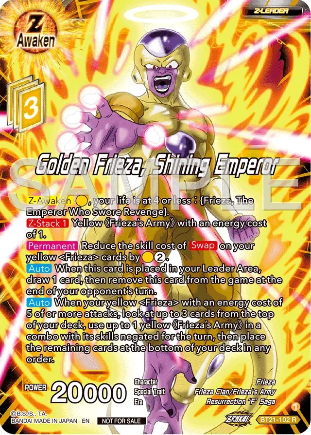 GOLDEN FRIEZA, SHINING EMPEROR