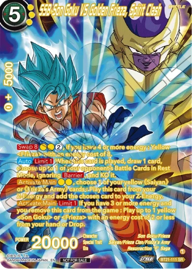 SSB SON GOKU VS GOLDEN FRIEZA, SPIRIT CLASH