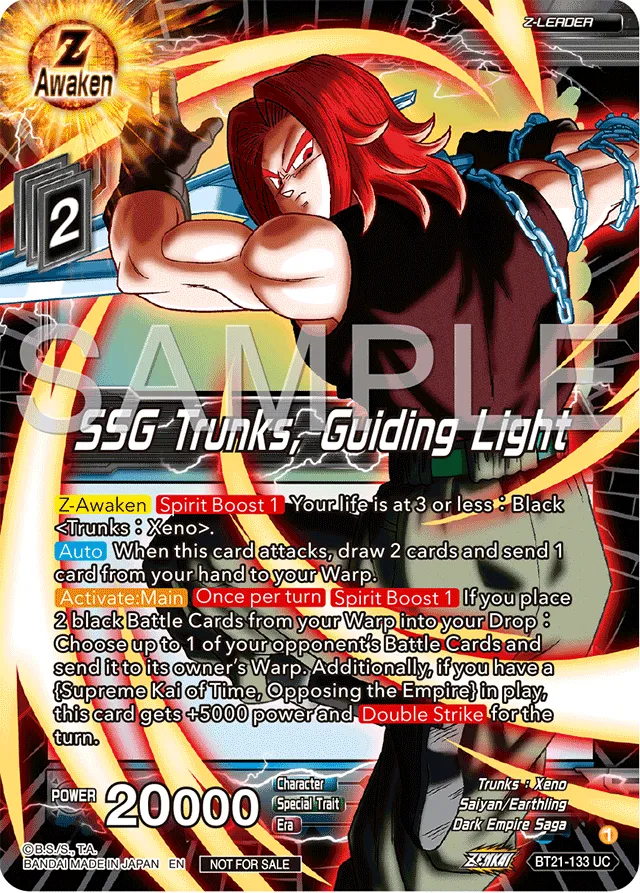 SSG TRUNKS, GUIDING LIGHT