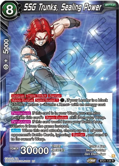SSG TRUNKS, SEALING POWER