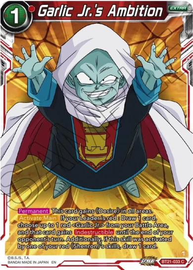 GARLIC JR.'S AMBITION