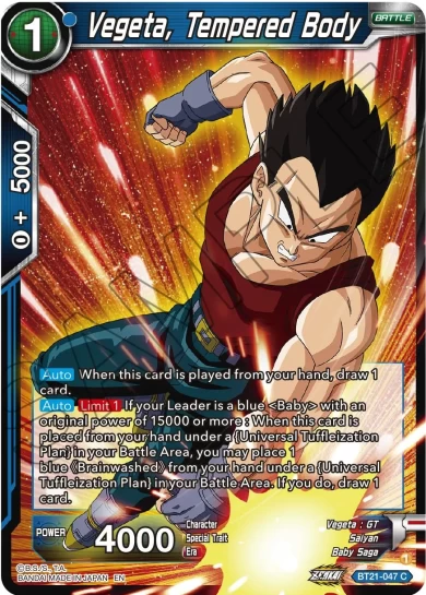 VEGETA, TEMPERED BODY