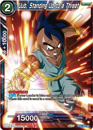 UUB, STANDING UP TO A THREAT