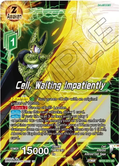 CELL, WAITING IMPATIENTLY