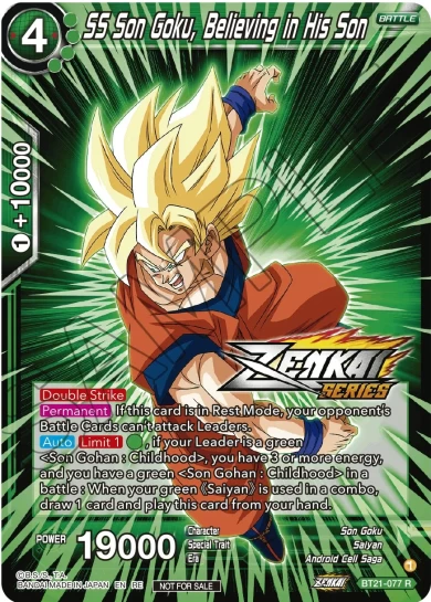 SS SON GOKU, BELIEVING IN HIS SON