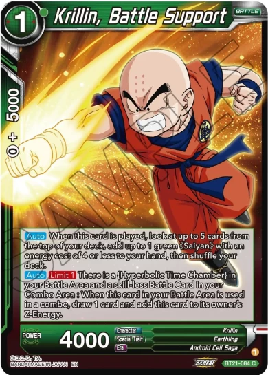 KRILLIN, BATTLE SUPPORT