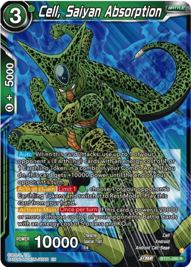 CELL, SAIYAN ABSORPTION