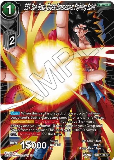 SS4 SON GOKU, CROSS-DIMENSIONAL FIGHTING SPIRIT