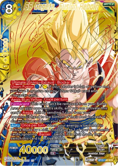 SS GOGETA, FUSION REBORN