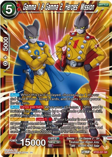 GAMMA 1 & GAMMA 2, HEROES' MISSION