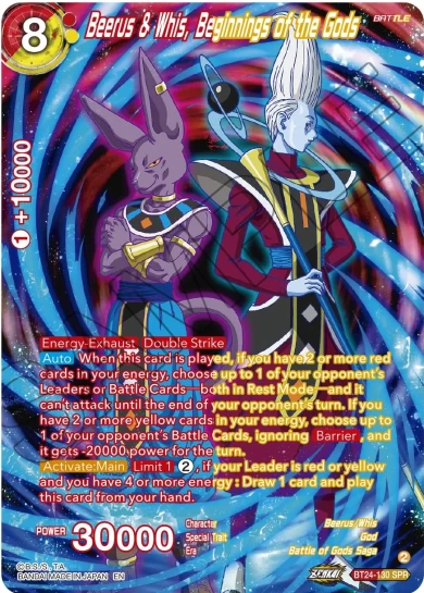 BEERUS & WHIS, BEGINNINGS OF THE GODS
