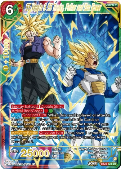 SS VEGETA & SS TRUNKS, FATHER AND SON POWER