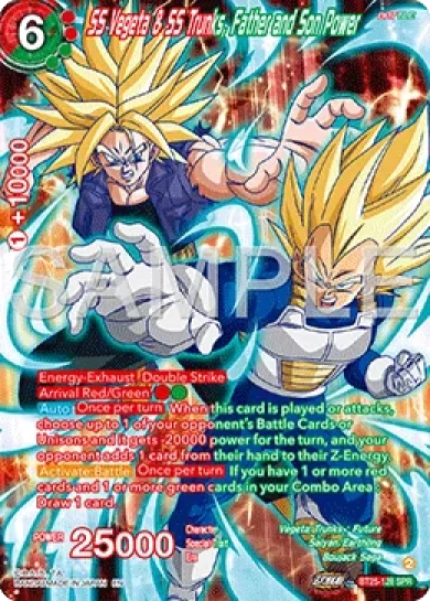 SS VEGETA & SS TRUNKS, FATHER AND SON POWER