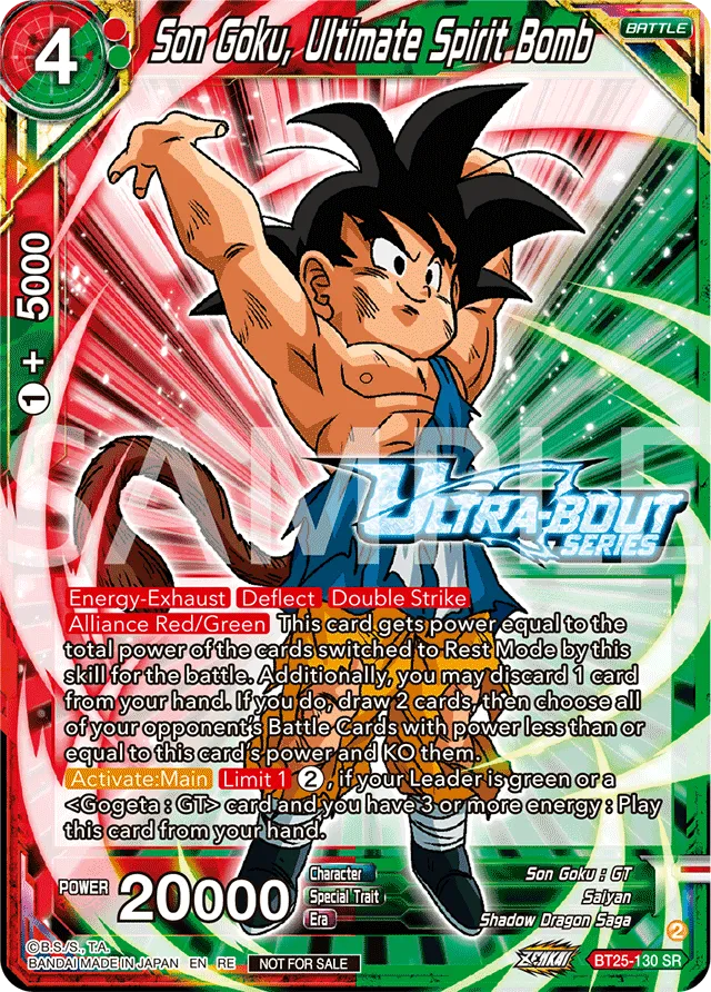 SON GOKU, ULTIMATE SPIRIT BOMB
