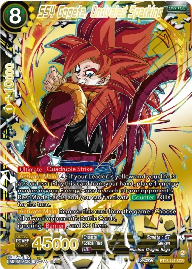 SS4 GOGETA, UNRIVALED SPARKING