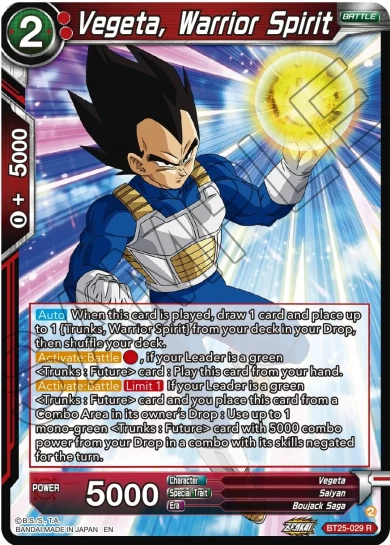 VEGETA, WARRIOR SPIRIT