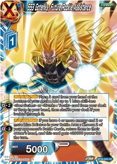 SS3 GOTENKS, FUTURE ROOKIE ASSISTANCE