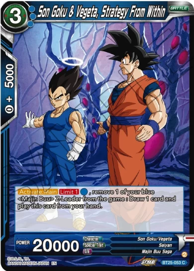 SON GOKU & VEGETA, STRATEGY FROM WITHIN