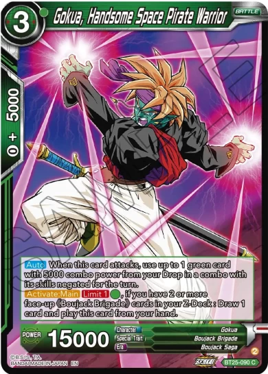 GOKUA, HANDSOME SPACE PIRATE WARRIOR