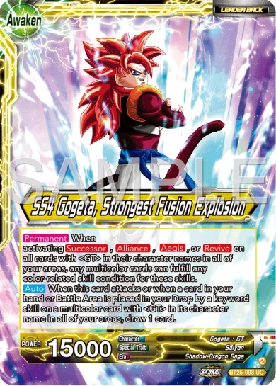 SS4 GOGETA, STRONGEST FUSION EXPLOSION