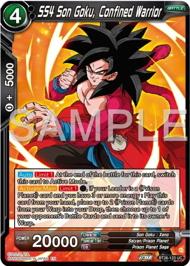SS4 SON GOKU, CONFINED WARRIOR